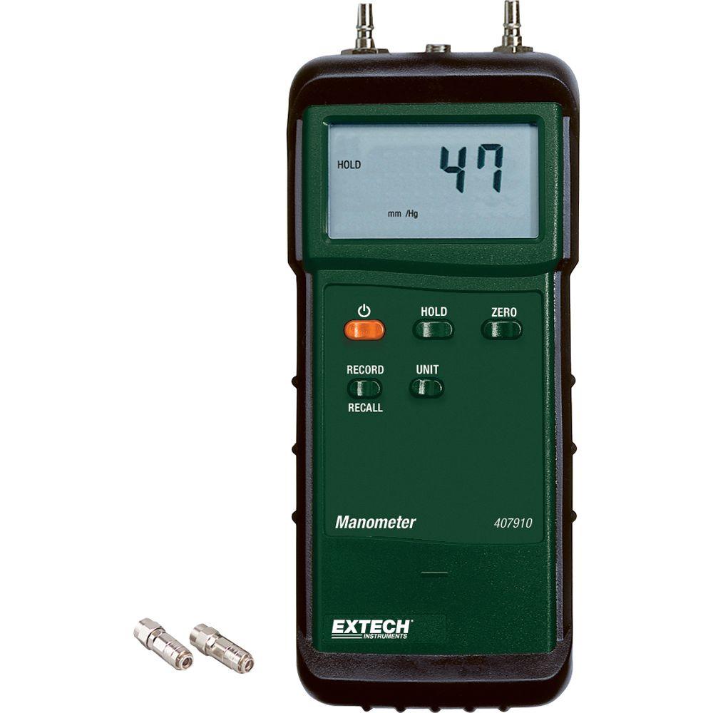 Extech Instruments 29psi Heavy Duty Differential Pressure Manometer407910 The Home Depot