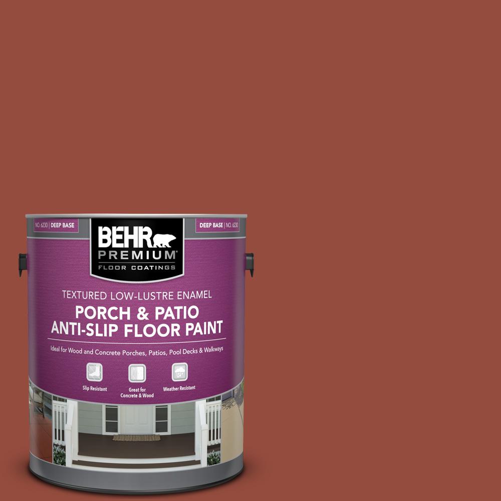 Behr Premium 1 Gal. #s-h-200 New Brick Textured Low-lustre Enamel Interior/exterior Porch And Patio 