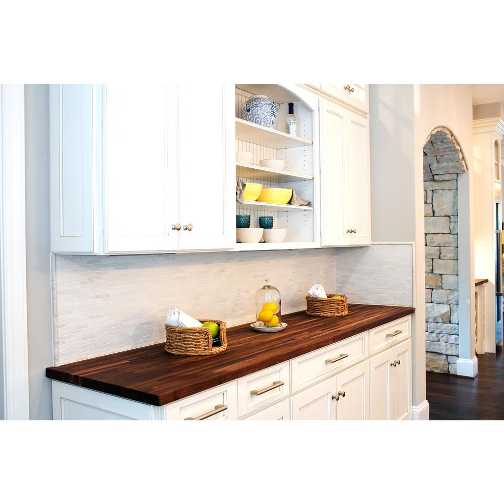 6 Ft L X 3 Ft D X 1 5 In T Island Butcher Block Countertop In