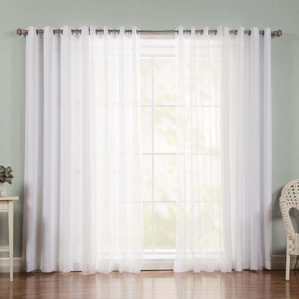 White Grommet Modern Curtains Drapes Window Treatments