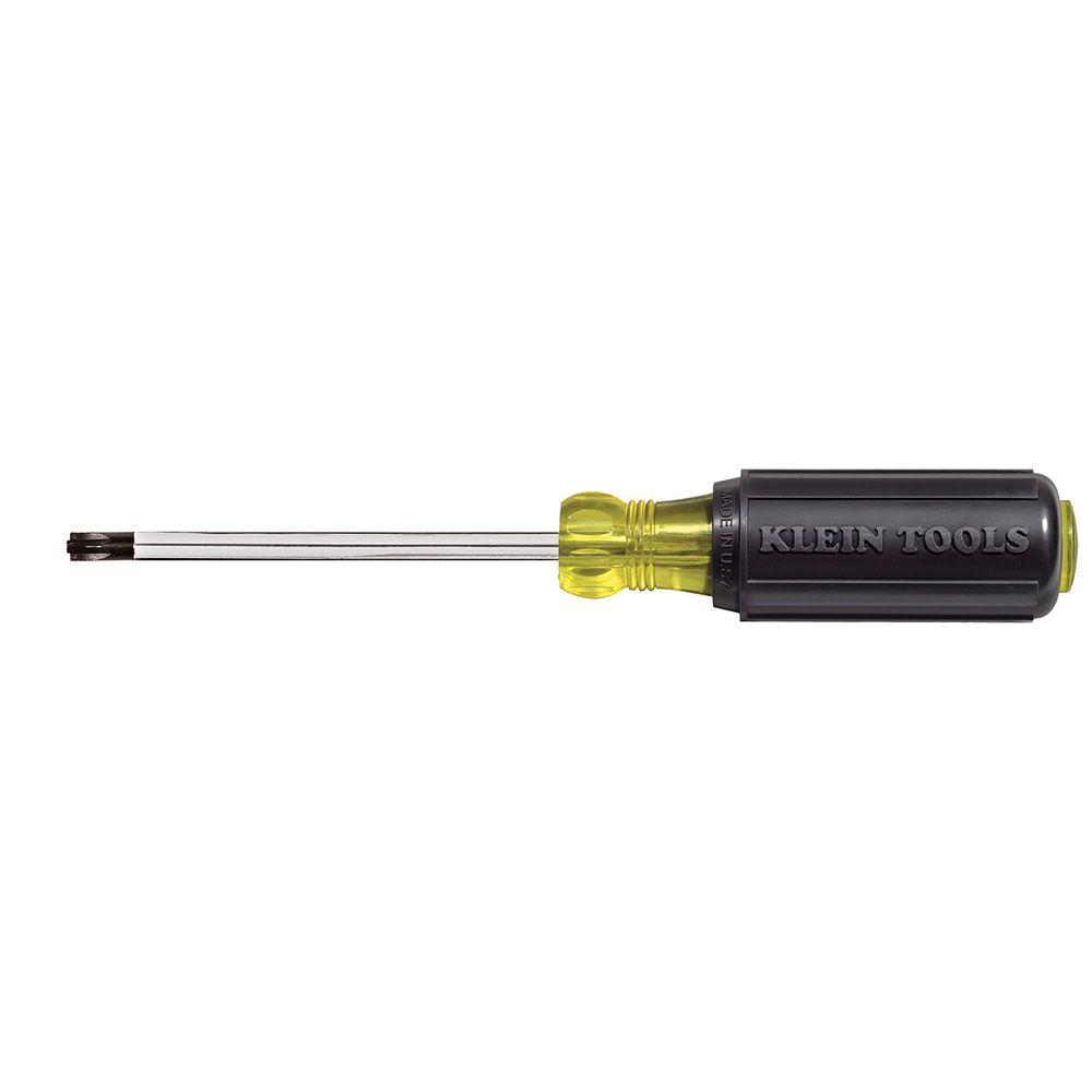 Klein Tools 2 Combo Tip Screwdriver with 4 in. Round Shank and Cushion