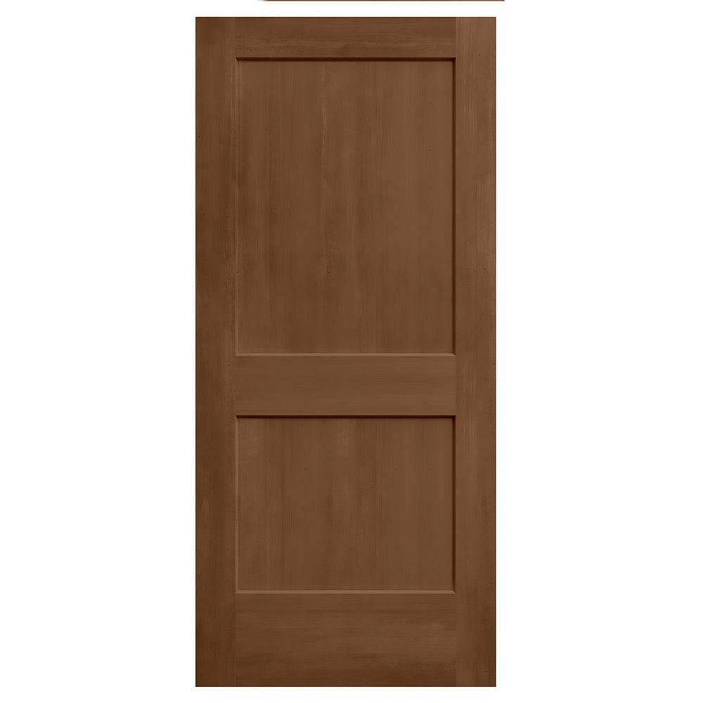Jeld Wen 36 In X 80 In Monroe Hazelnut Stain Molded Composite