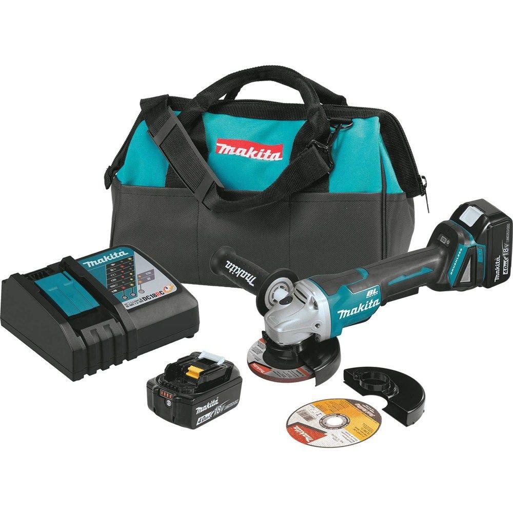 Makita 18Volt LithiumIon Brushless Cordless 41/2 in. Paddle Switch