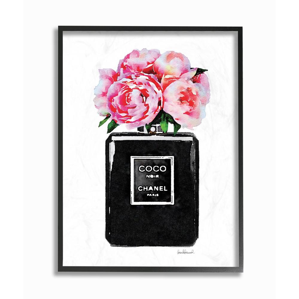 The Stupell Home Decor Collection 16 in. x 20 in. "Glam Perfume Bottle