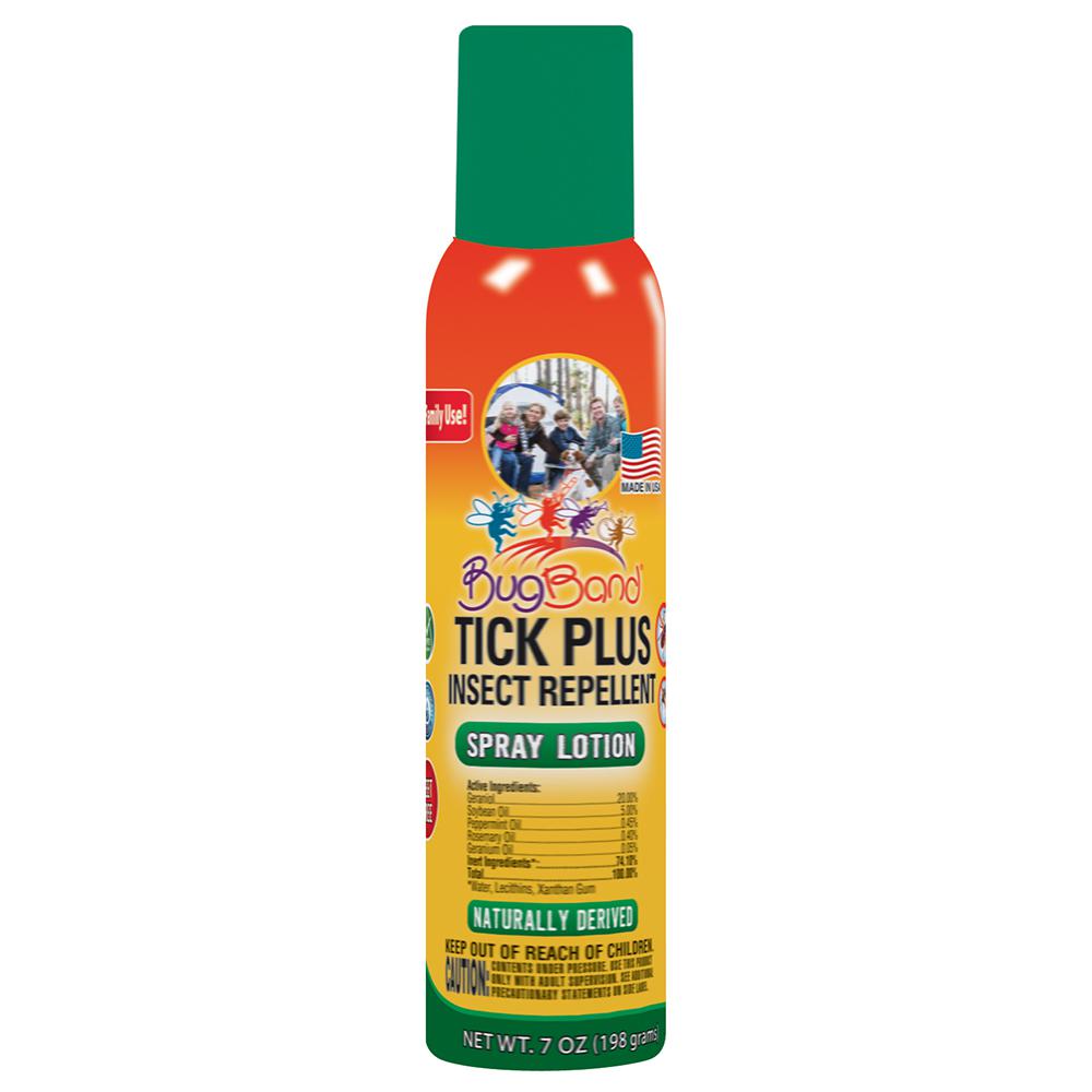 Bug Band 7 Oz Bugband Tick Plus Insect Repellent Spray 575788617 The Home Depot