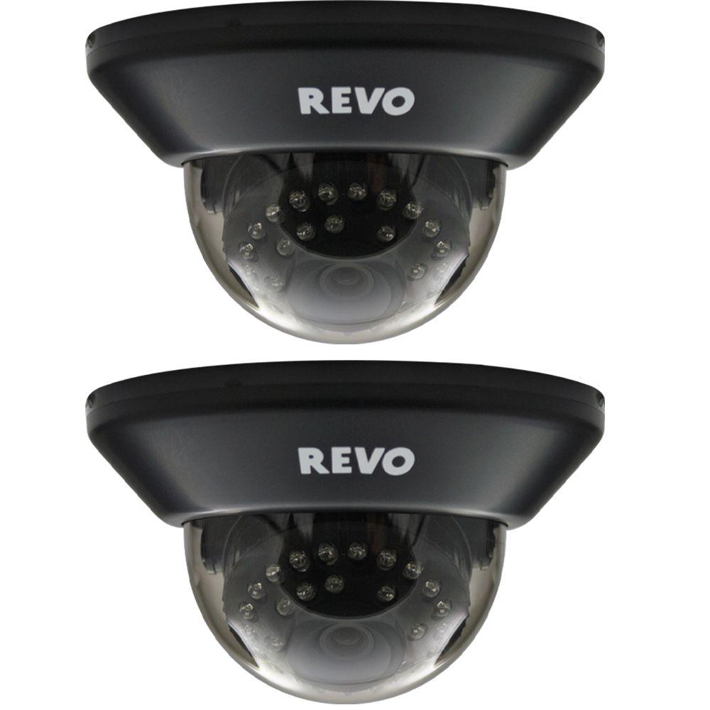 Revo Wired 700 TVL Indoor Dome Surveillance Camera with BNC Conversion
