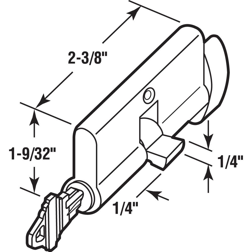 Prime Line Schlage Storm Or Screen Door 5 Pin Tumbler Lock
