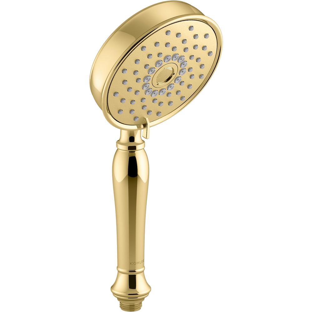 Vibrant Polished Brass Kohler Handheld Shower Heads K 22163 Pb 64 600 