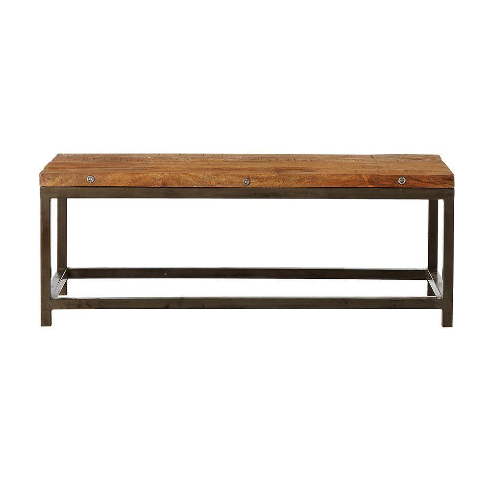Coffee Table Accent Tables Living Room Furniture The Home Depot Holbrook Natural Coffee Table