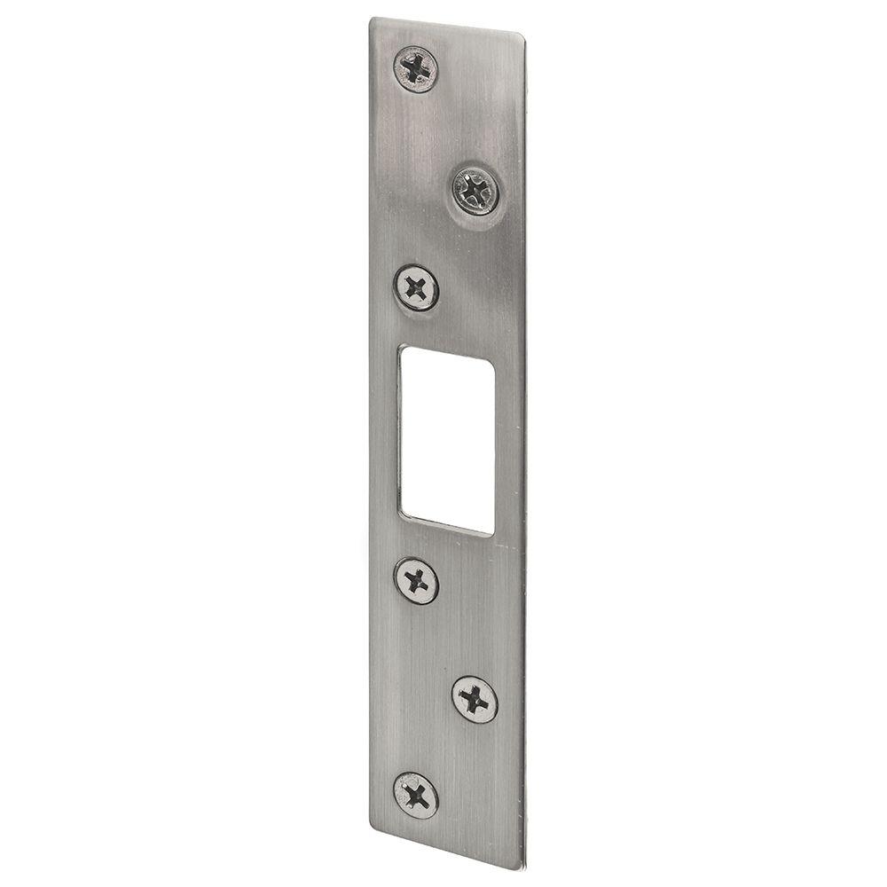 Defiant 57/8 in. Satin Nickel Deadbolt Strike70142 The Home Depot
