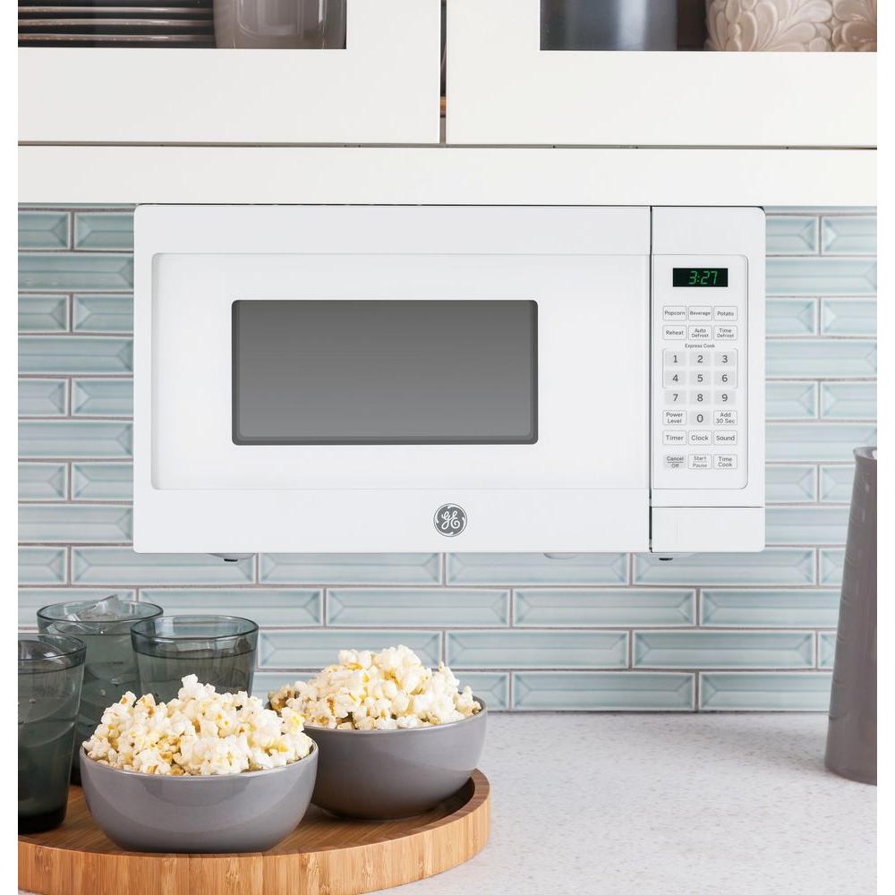 Ge 0 7 Cu Ft Small Countertop Microwave In White Jem3072dhww The So Sku 1001263152 Ge 0 7 Cu Ft Small Countertop Microwave