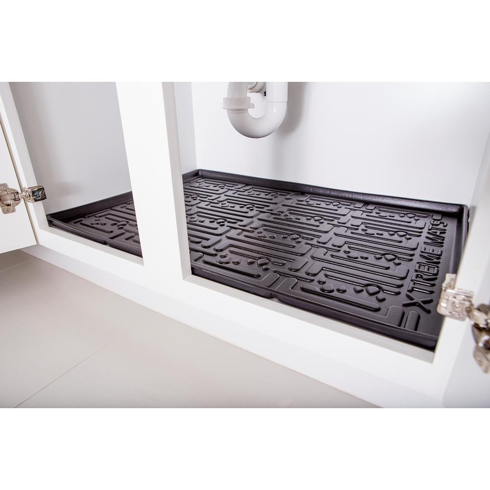 Xtreme Mats Beige Kitchen Depth Under Sink Cabinet Mat Drip Tray Xtreme Mats Beige Kitchen Depth Under Sink Cabinet Mat Drip Tray Shelf Liner 33 5 8 In X 21 7 Cm 36 The Home Depot