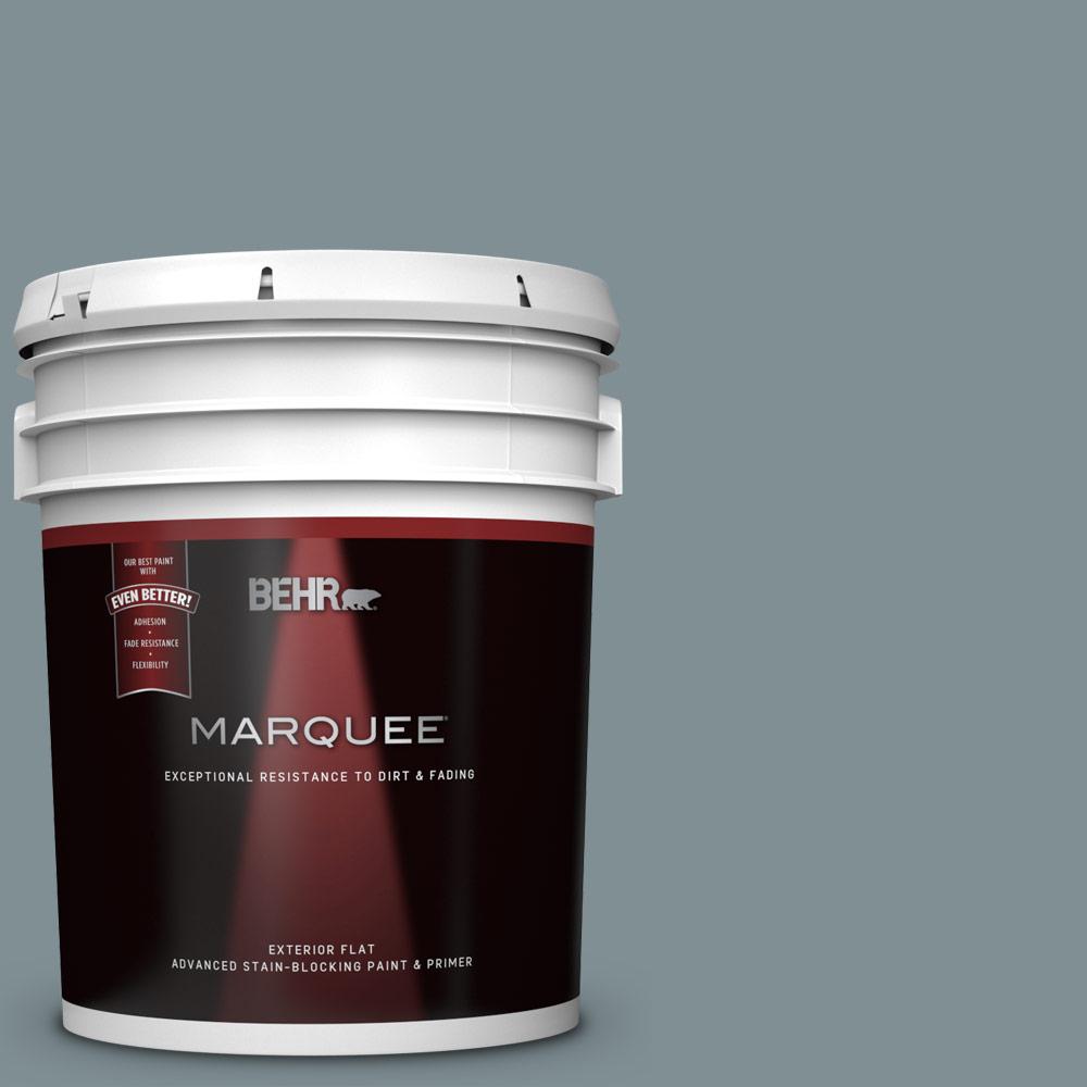 Behr Marquee 5 Gal 740f 4 Dark Storm Cloud Flat Exterior Paint And 740f 4 Dark Storm Cloud Flat Exterior Paint And