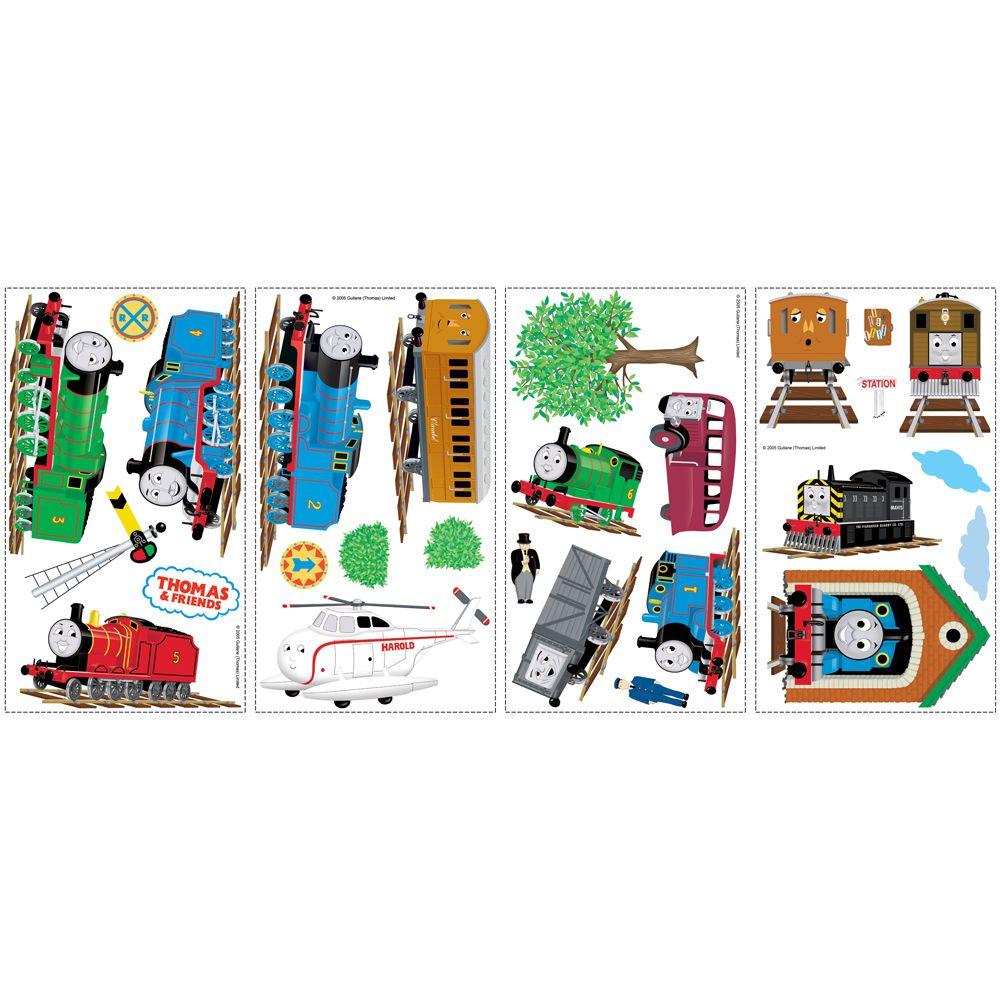 5 In X 11 5 In Thomas And Friends Peel And Stick Wall Decals 27 Piece