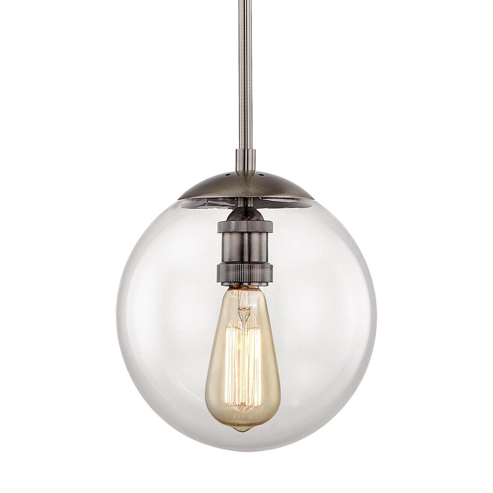  Home  Decorators  Collection  1 Light Historic Nickel Globe  