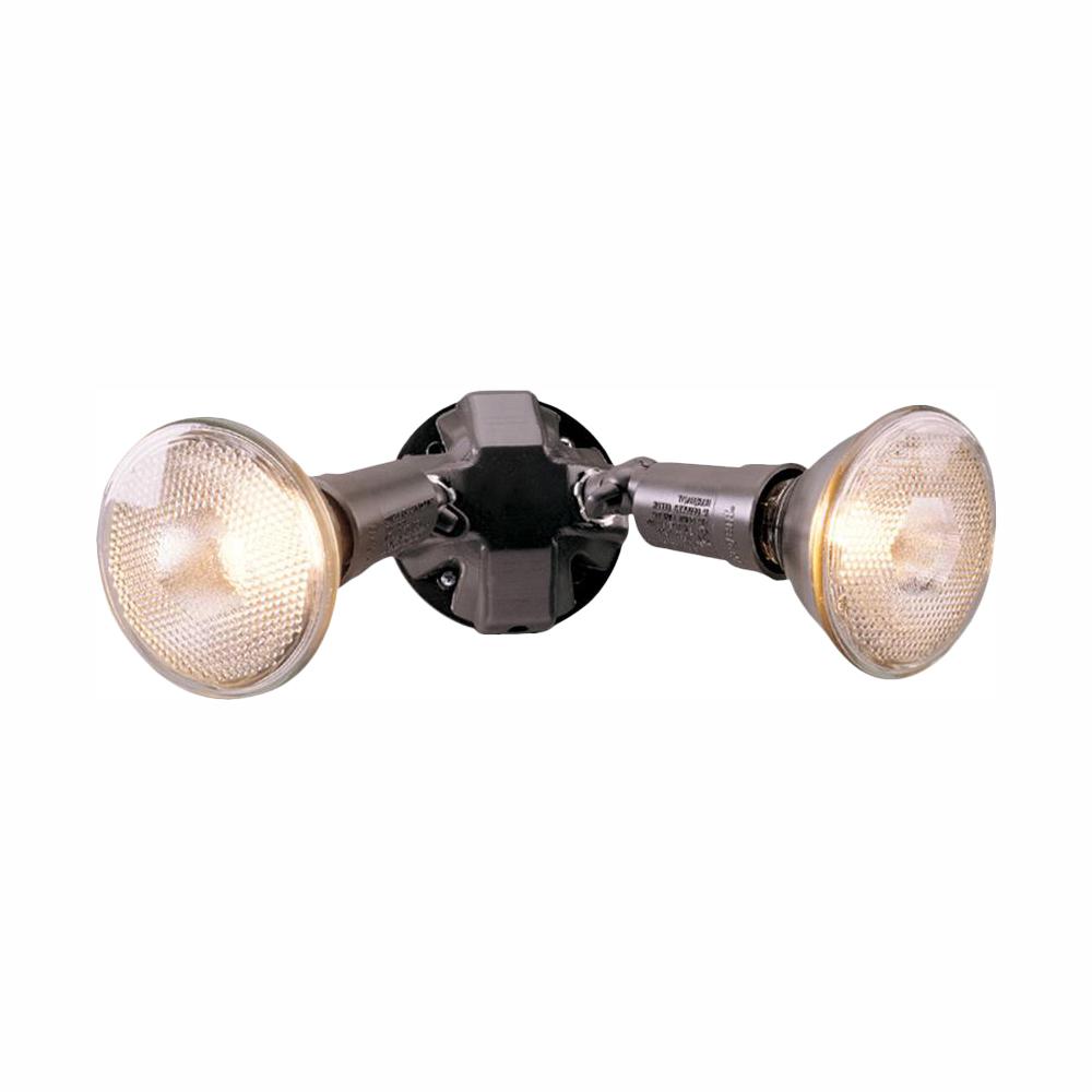 twin head security light