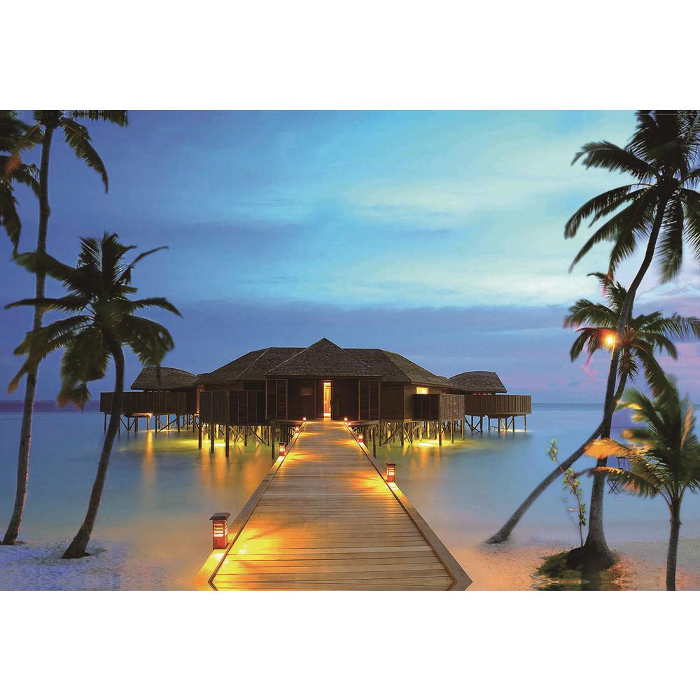 Led Lighted Tropical Paradise Island Beach Scene Canvas Wall Art 15 75 X 23 5 Led Lighted Tropical Paradise Island Beach Scene Canvas Wall Art 15 75 X 23 5