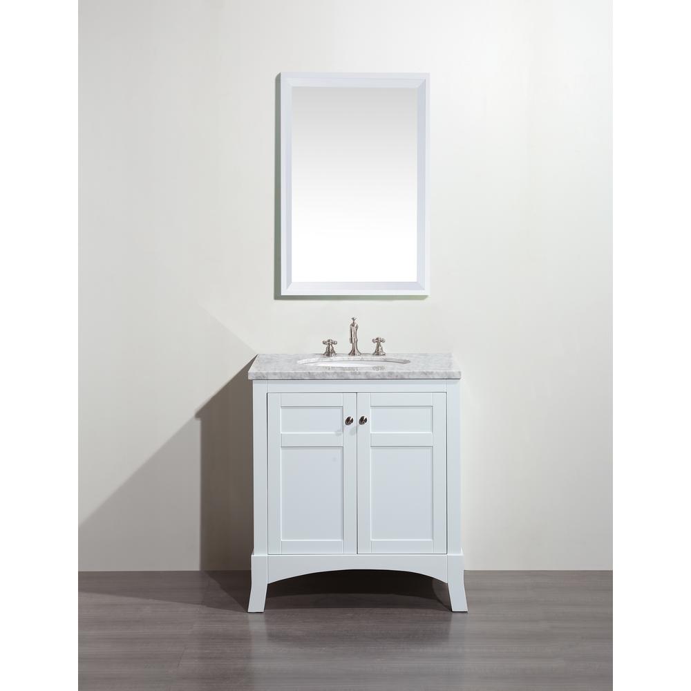 Eviva New York 30 in. W x 22 in. D x 34 in. H Vanity in ...