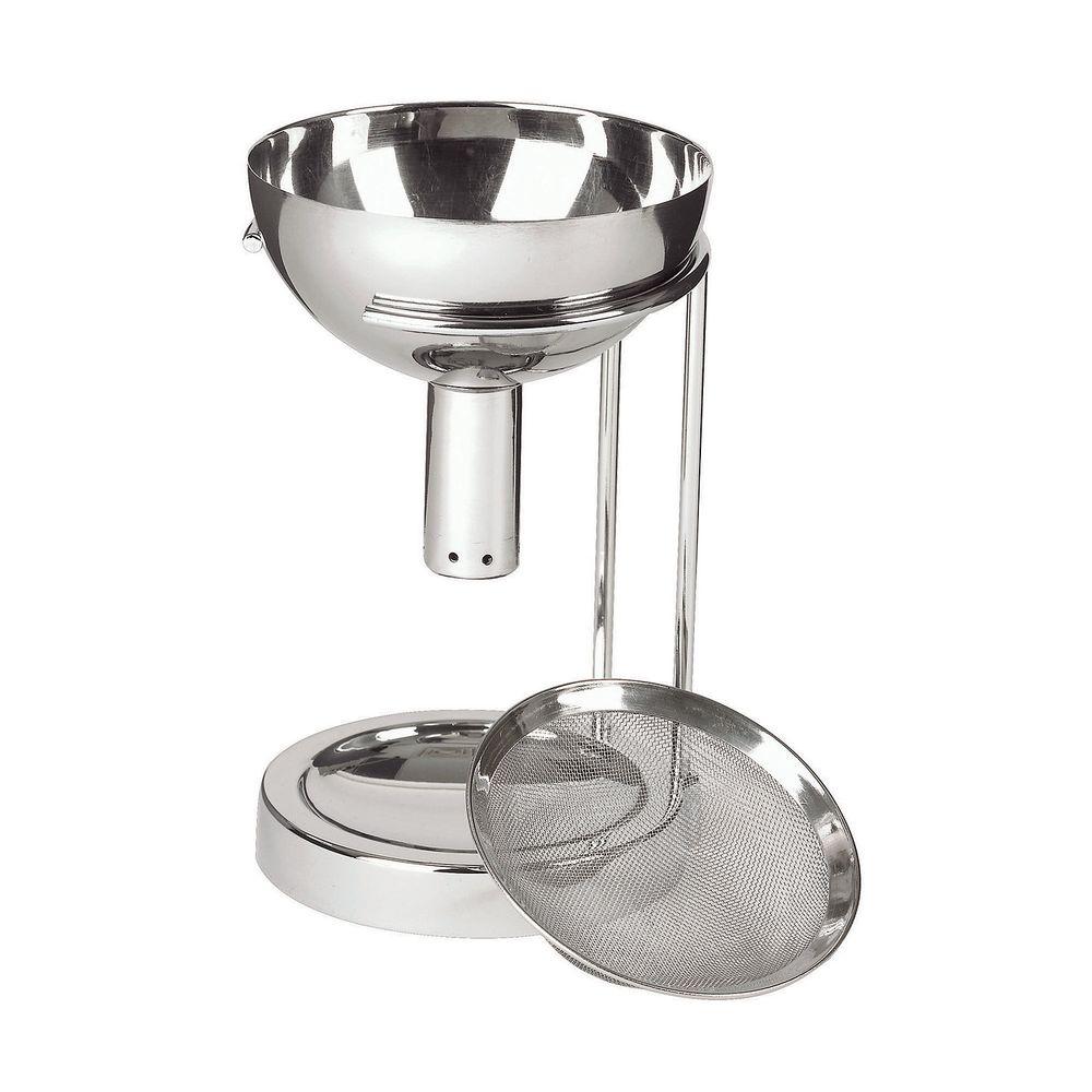 Wine Enthusiast 25 oz. Aerating Funnel with Removable Screen and Stand by Wine Enthusiast