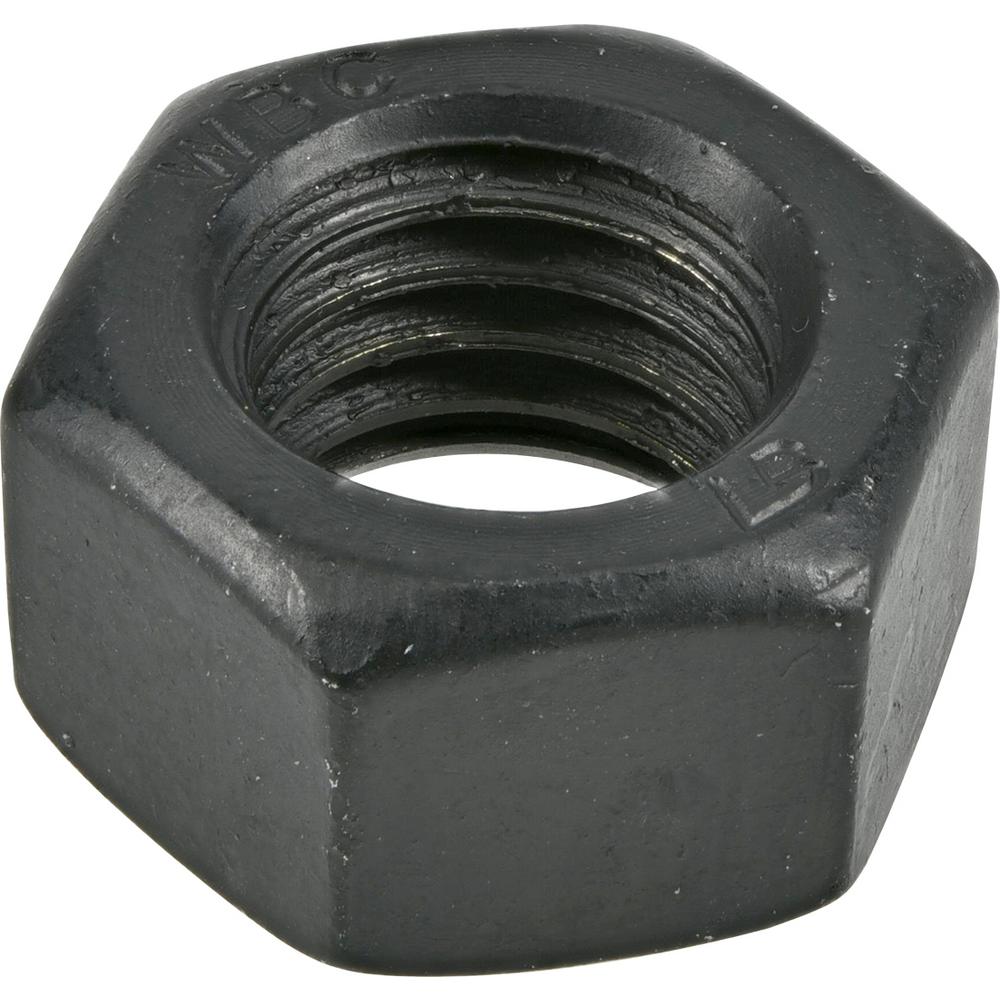 Hillman 3/8 in. 16 in. Black Deck Bolts Exterior Hex Nuts261250