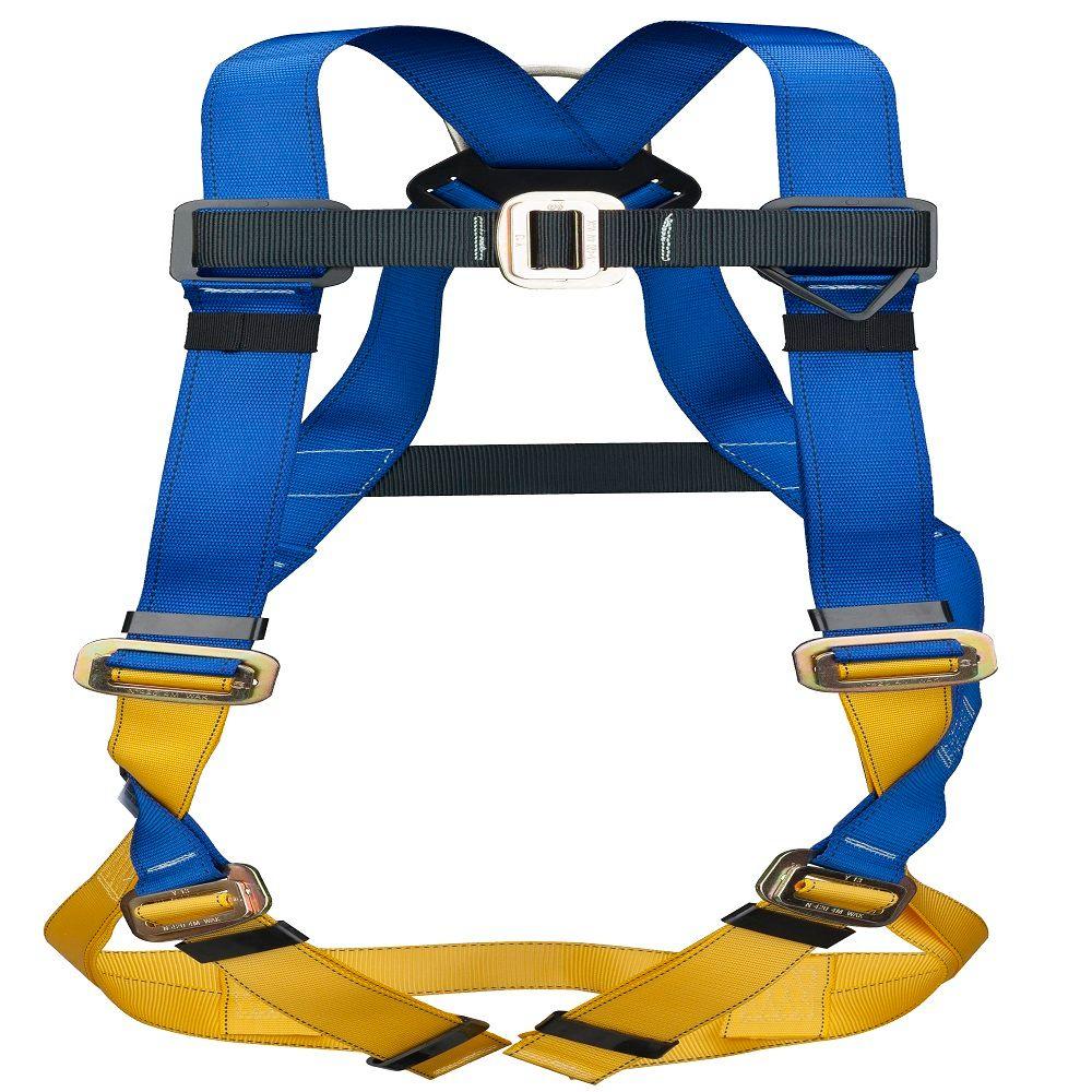 WORKING SAFETY HARNESS 5 Point Aerial Lift Lanyard Jobsite D-Ring Work ...