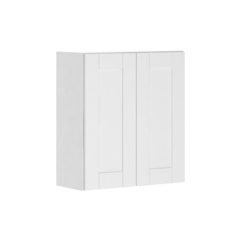 Hampton Bay Princeton Shaker Assembled 27x30x12 In Wall Cabinet In