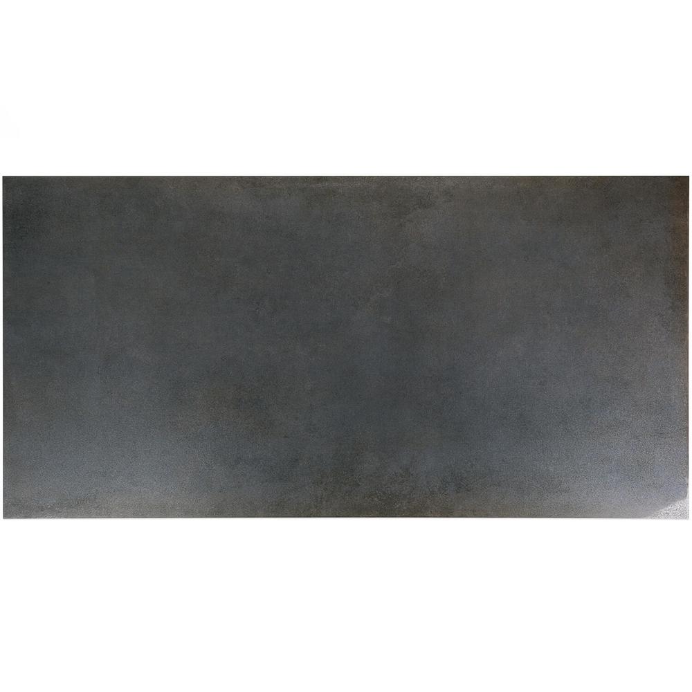 Ivy Hill Tile Metal Look 30 In X 60 In X 11mm Polished Porcelain Tile 1 Piece 12 05 Sq Ft Box Ext3rd The Home Depot