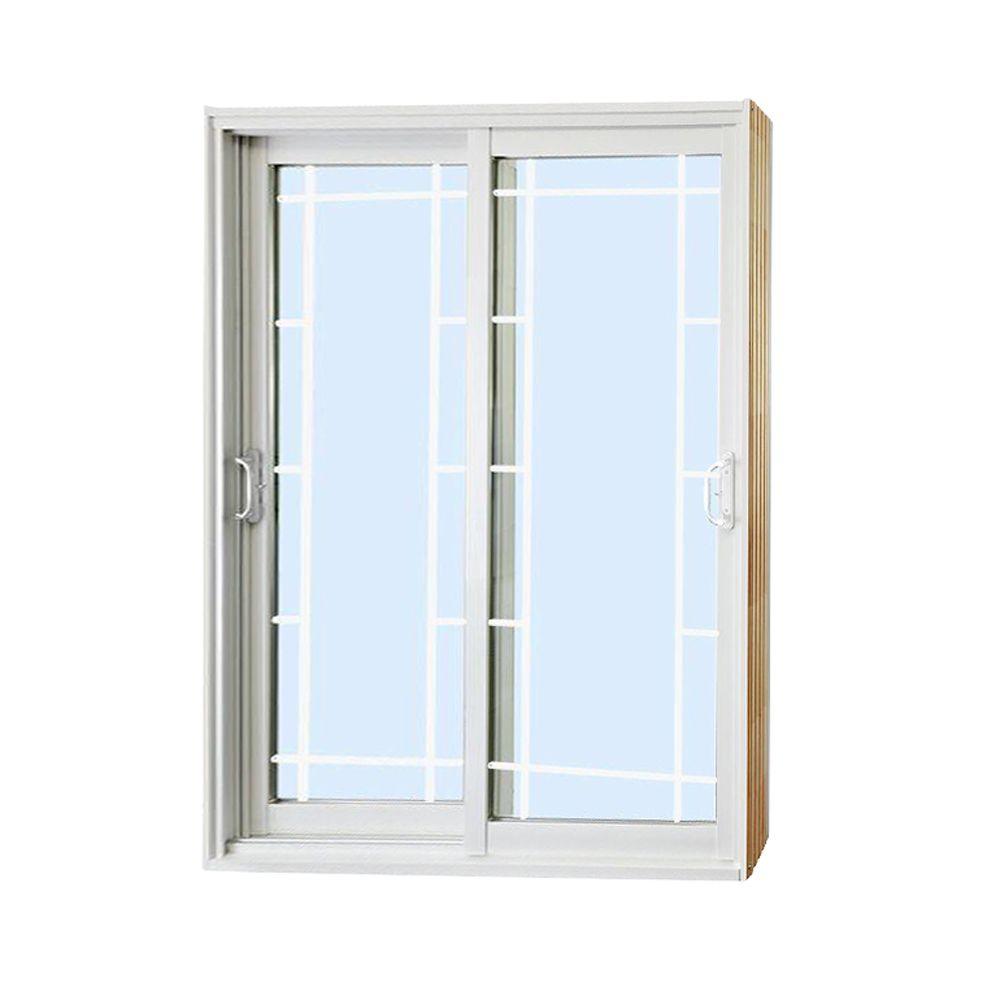 Milgard Windows Doors Tuscany 60 In X 80 In White Right Hand