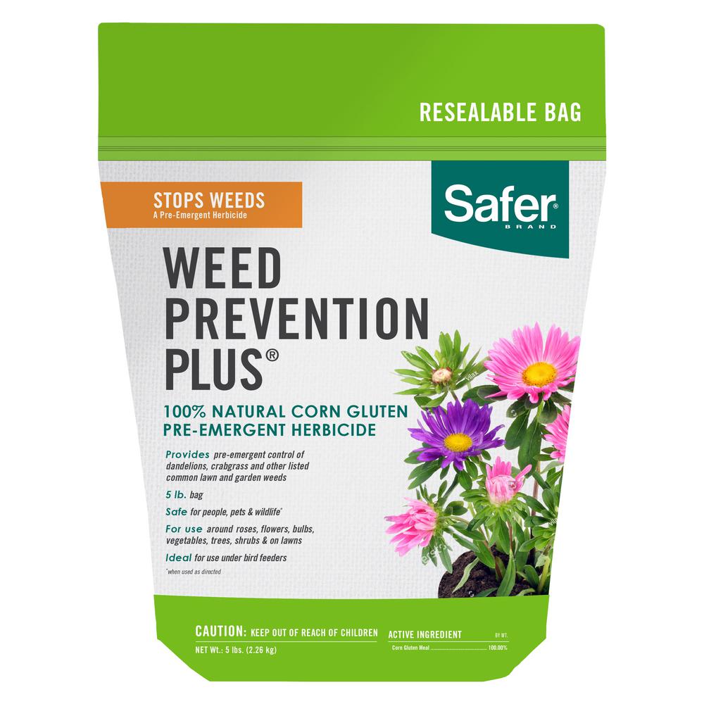Safer Brand 5 Lb Weed Prevention Plus Pre Emergent Herbicide