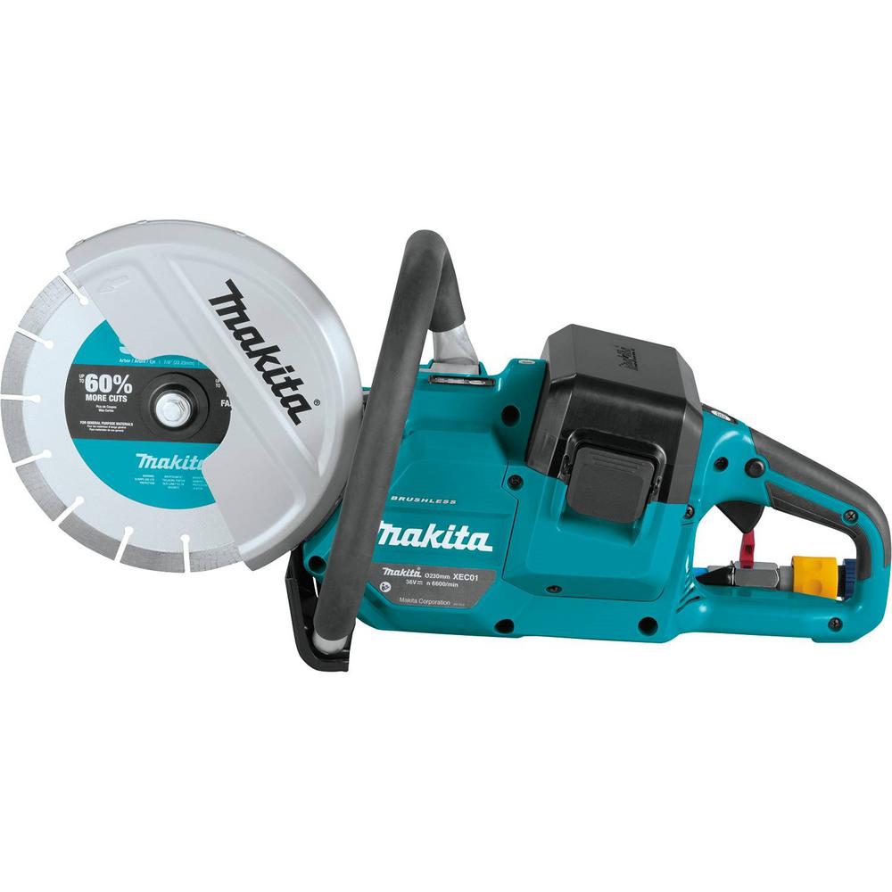 Makita 18-Volt X2 LXT Lithium-Ion (36V) Brushless Cordless 9 in. Power