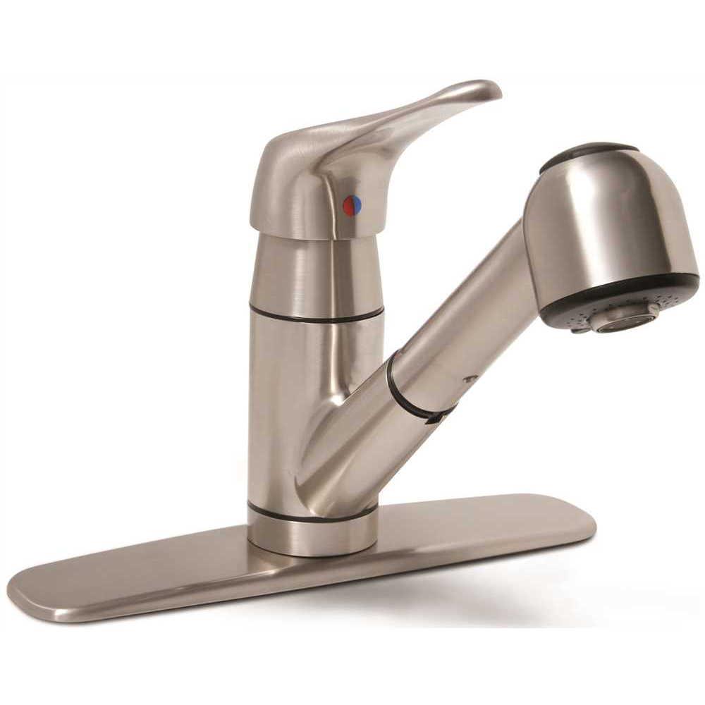 Premier Somoma Single Handle Pull Out Sprayer Kitchen Faucet In