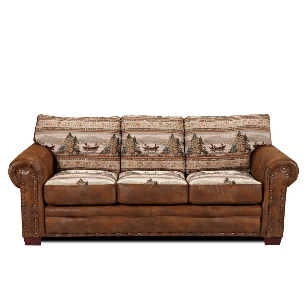 American Furniture Clics Alpine Lodge Sofa With Nail Head American Furniture Clics Alpine