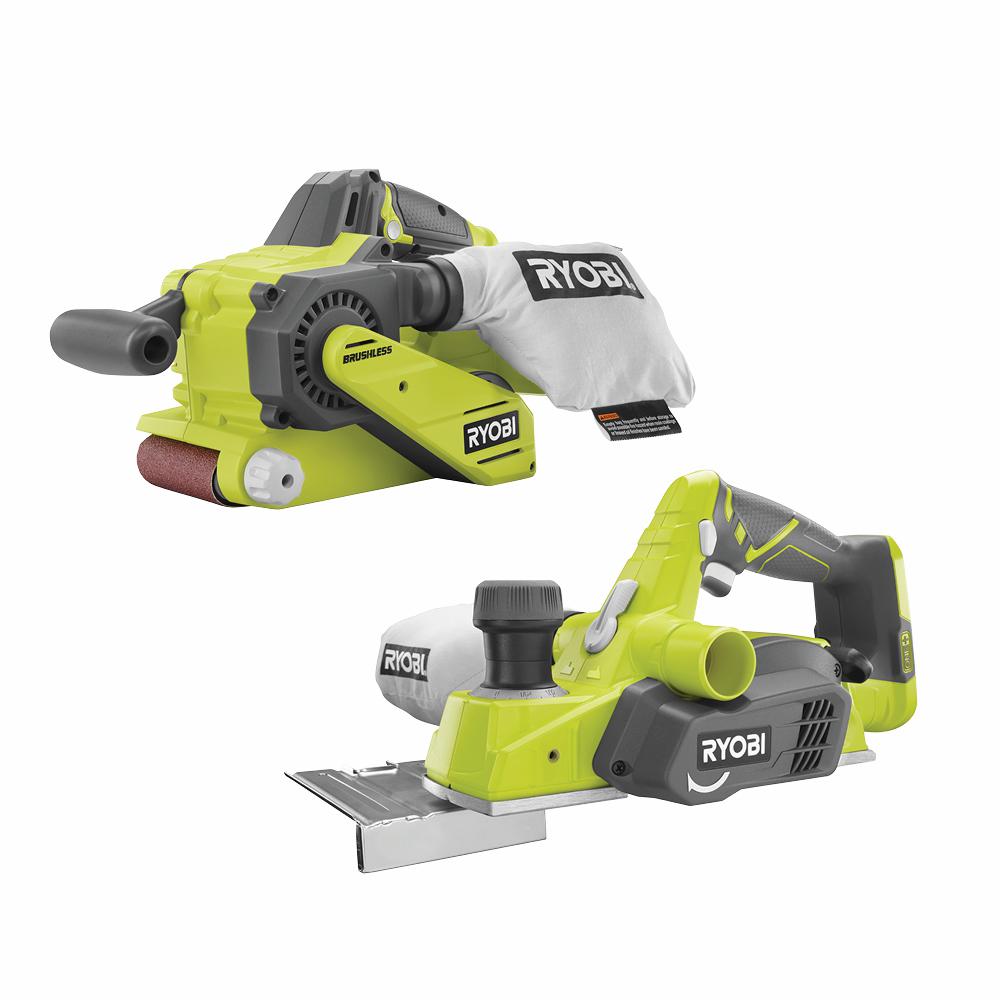 RYOBI 18-Volt ONE+ Lithium-Ion Brushless Cordless 3 In. X 18 In. Belt ...