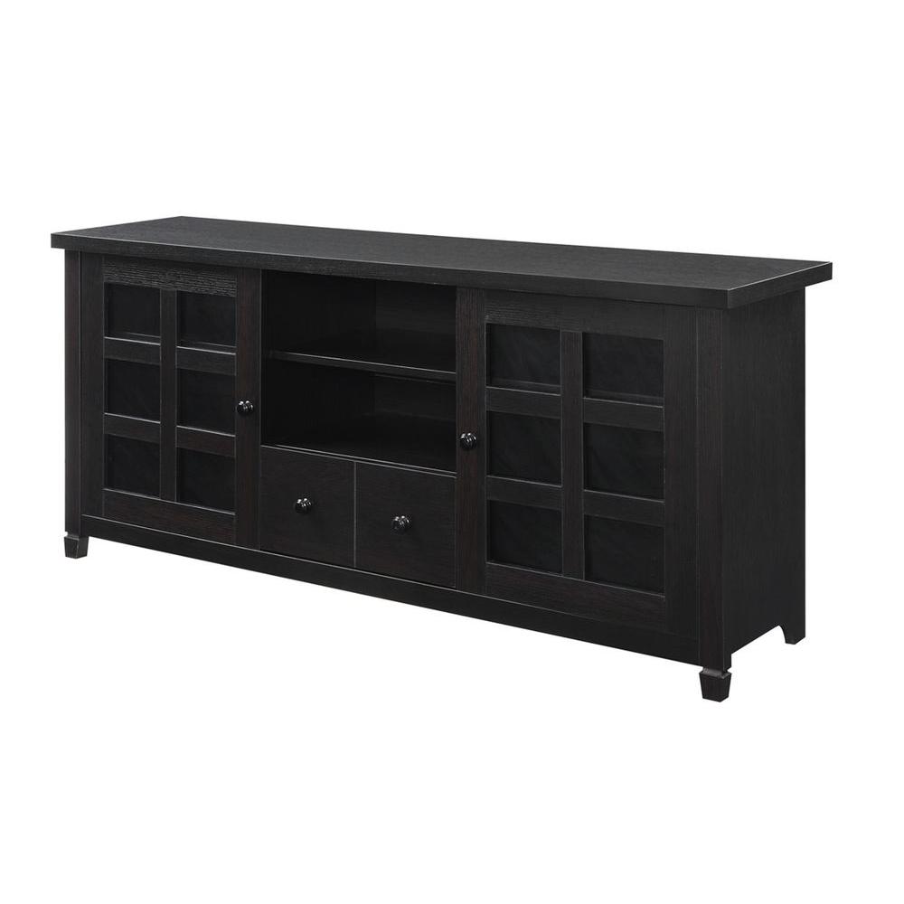 Designs2go Newport Parl Espresso Storage Entertainment Center