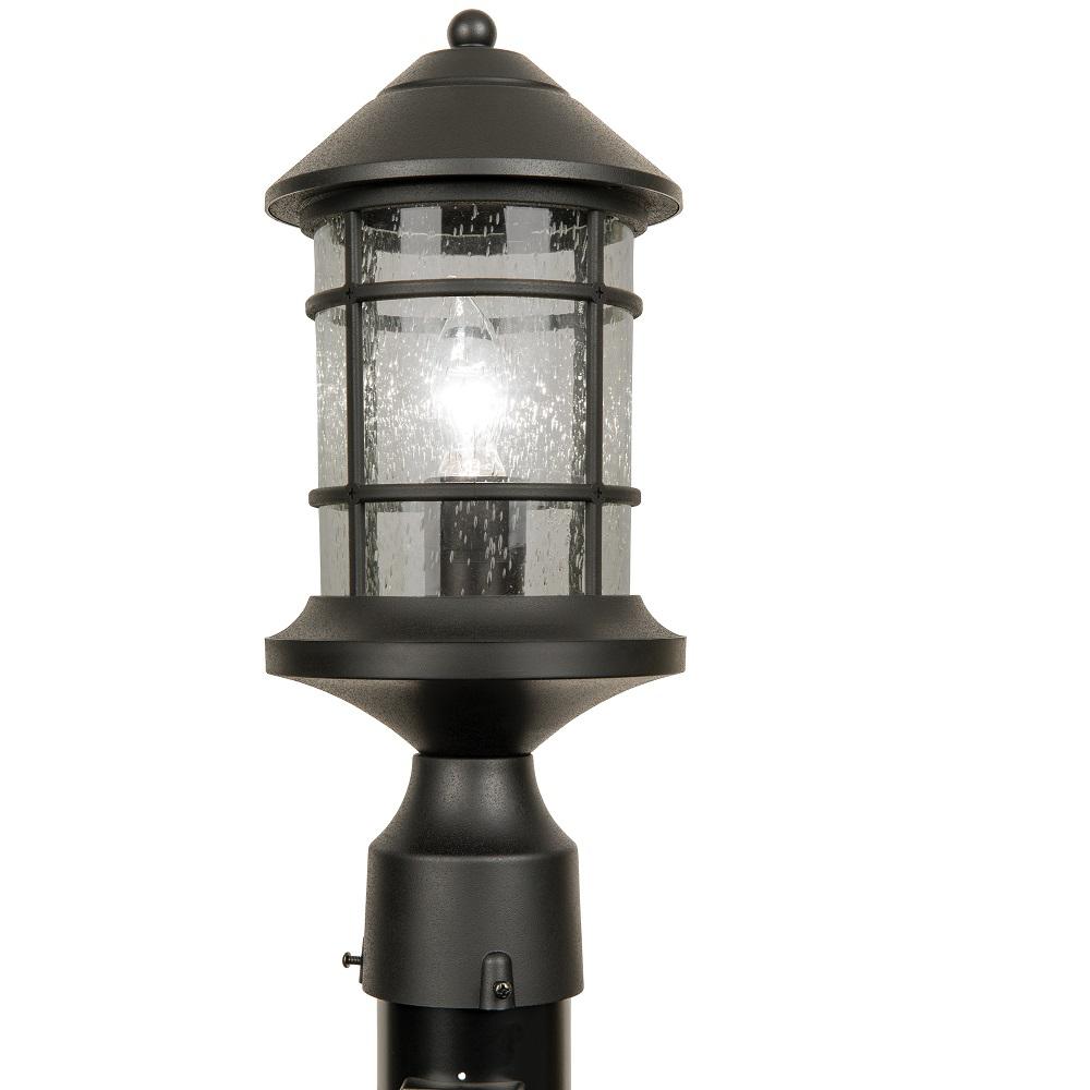 Post Lighting Outdoor The Home Depot Sunset Outdoor Black Post Light