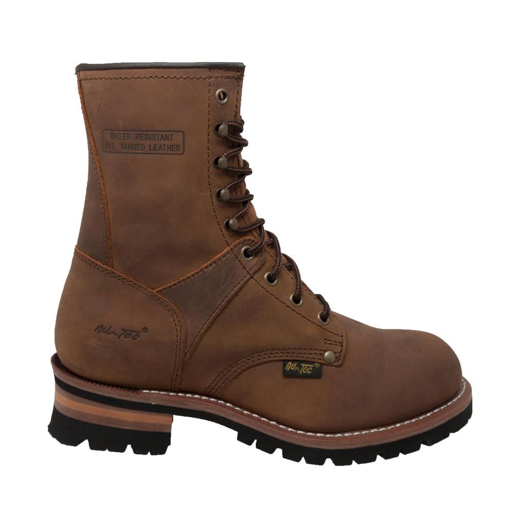 men's soft toe logger boots