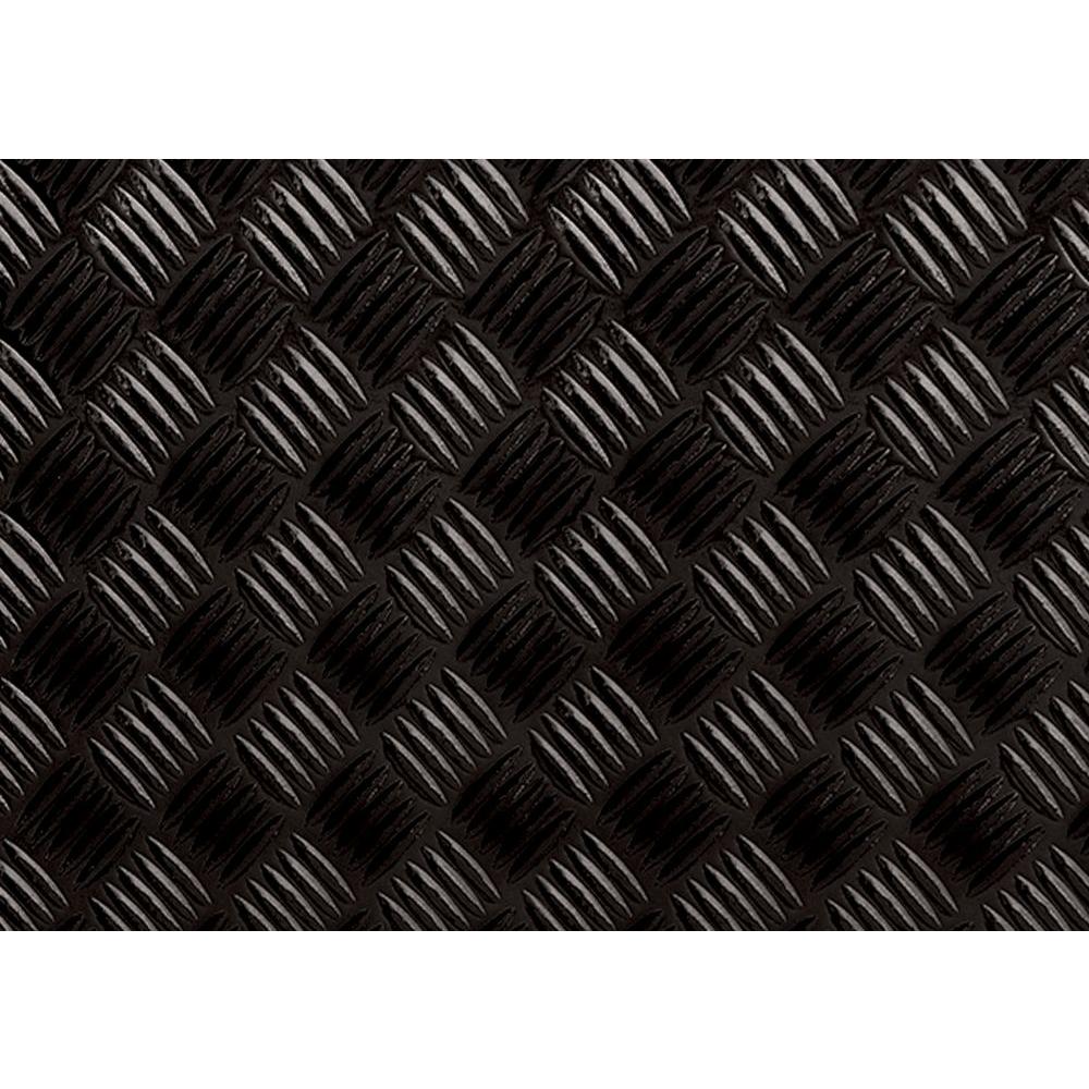 59 in. x 17 in. Black Diamond Plate Decorative Vinyl Film-99494 - The