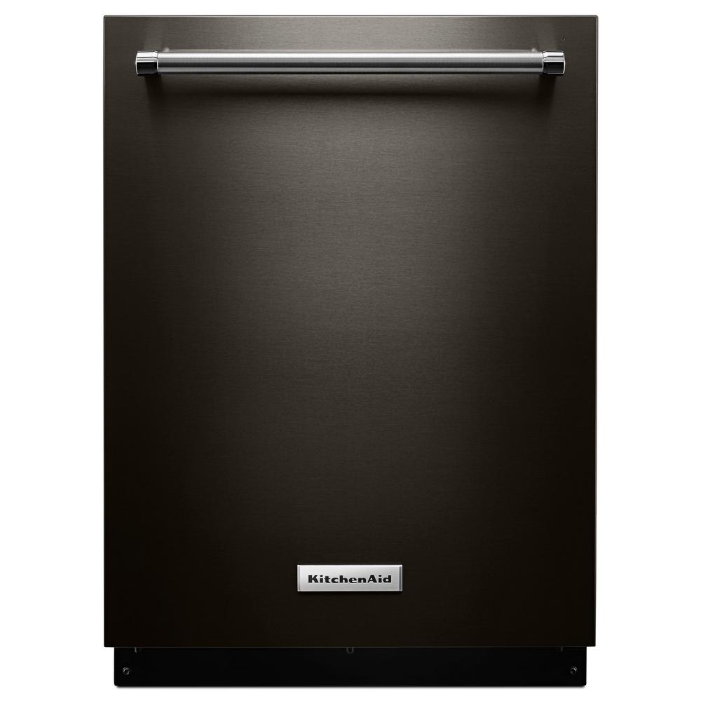 Black Stainless Kitchenaid Built In Dishwashers Kdtm404ebs 64 1000 