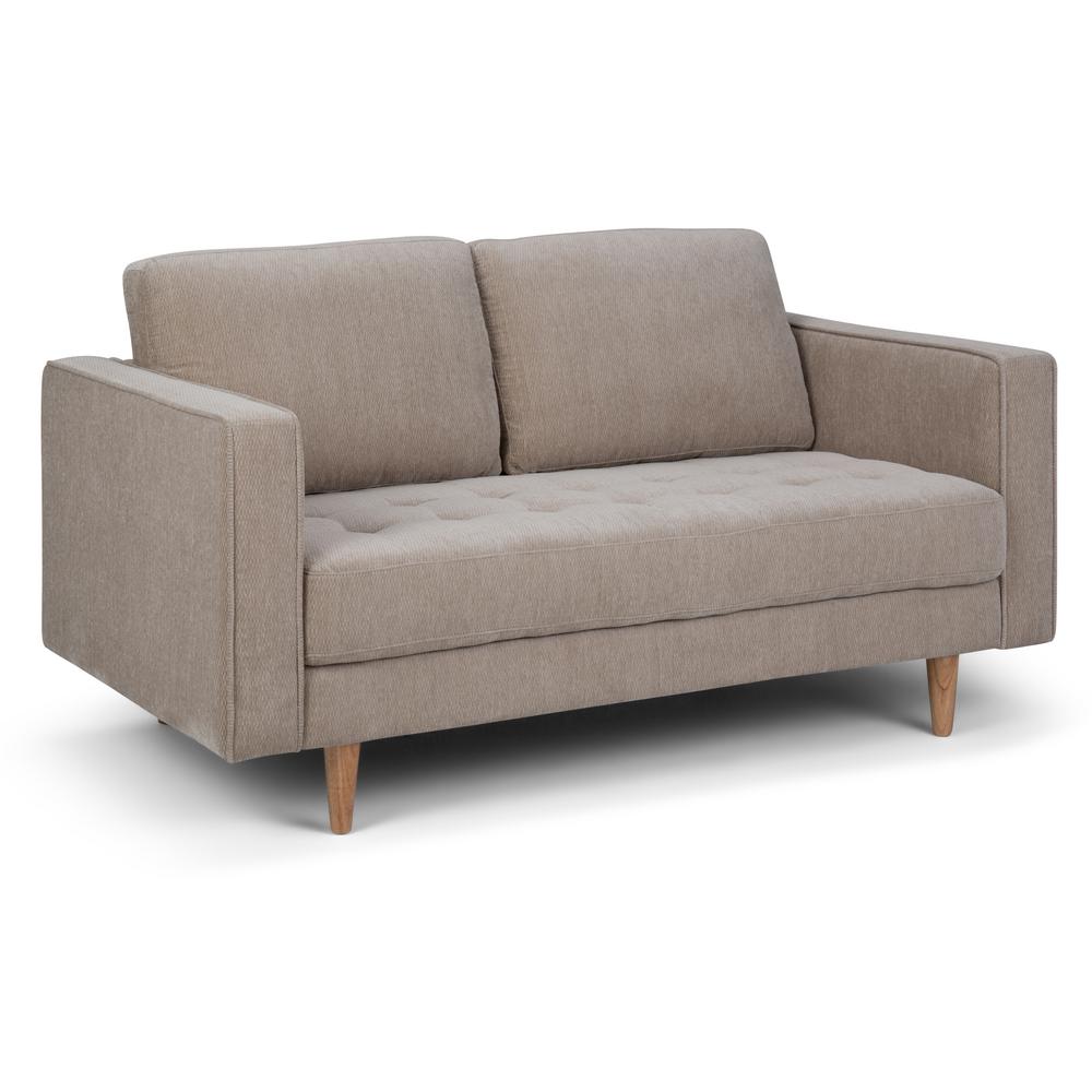 Simpli Home Blaine Contemporary 62 In Wide Sofa Loveseat Light 62 In Wide Sofa Loveseat