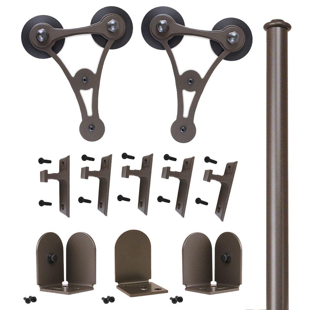 Pacific Entries Bypass 64 in. Dark Oil Rubbed Bronze JHook Strap