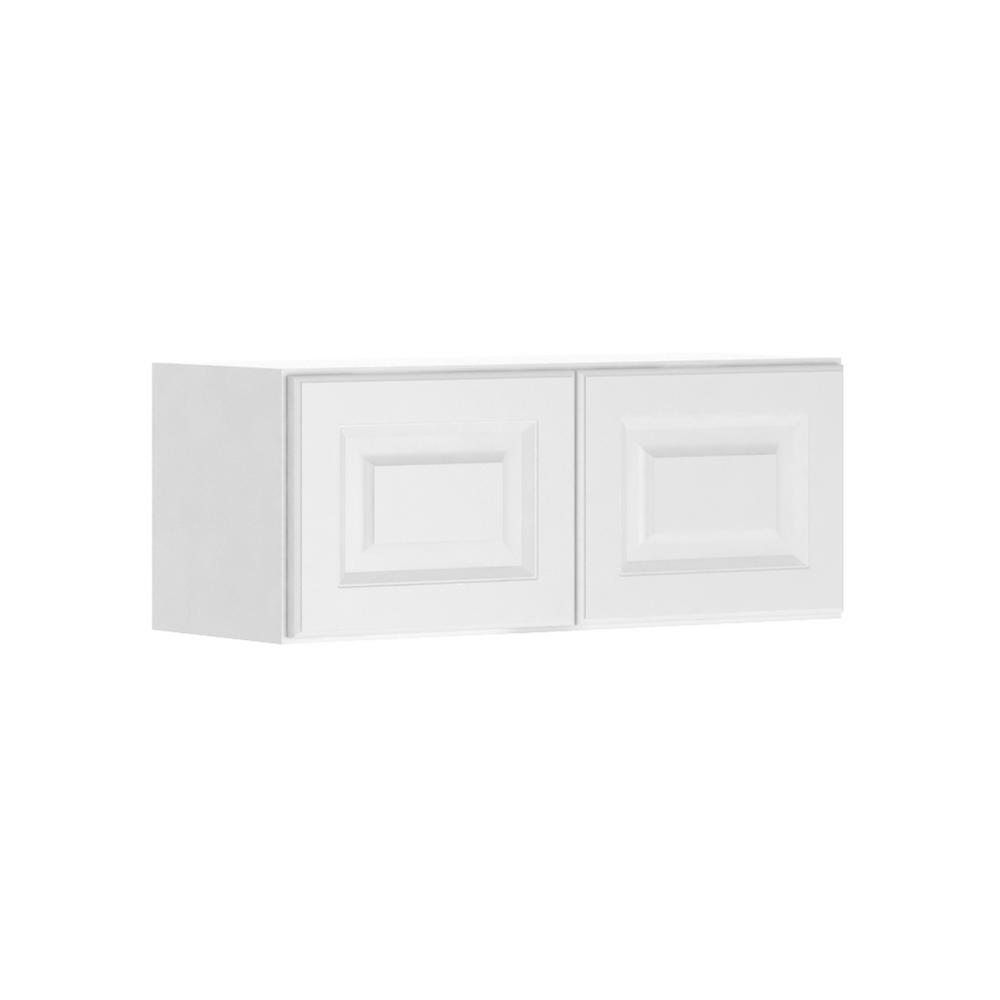 Hampton Bay Madison Assembled 30x12x12 in. Wall Bridge in Warm WhiteW3012MWW The