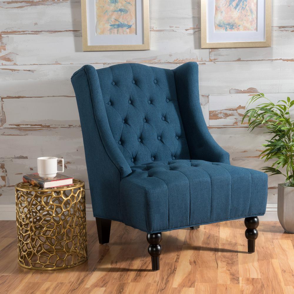 dark blue living room chairs