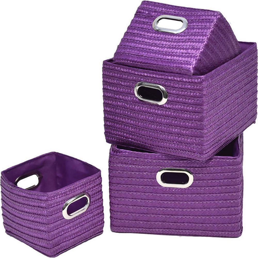 9 in. L x 8.12 in. W x 6 in. H Rectangular Utilities Shelf Baskets