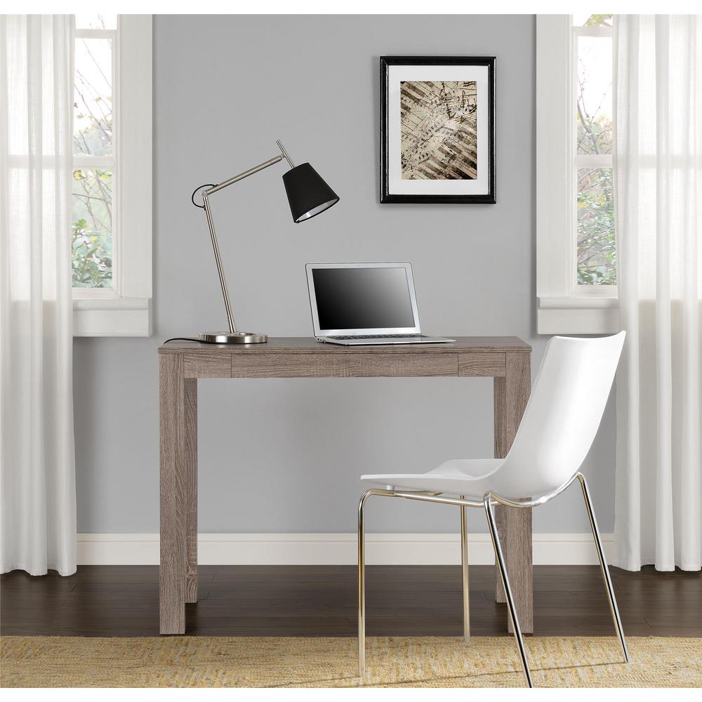 Ameriwood Nelson Sonoma Oak Desk With Storage Hd21845 The Home Depot