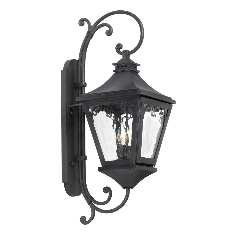 Titan Lighting Manor 2-Light Wall Mount Outdoor Charcoal Sconce-TN ...