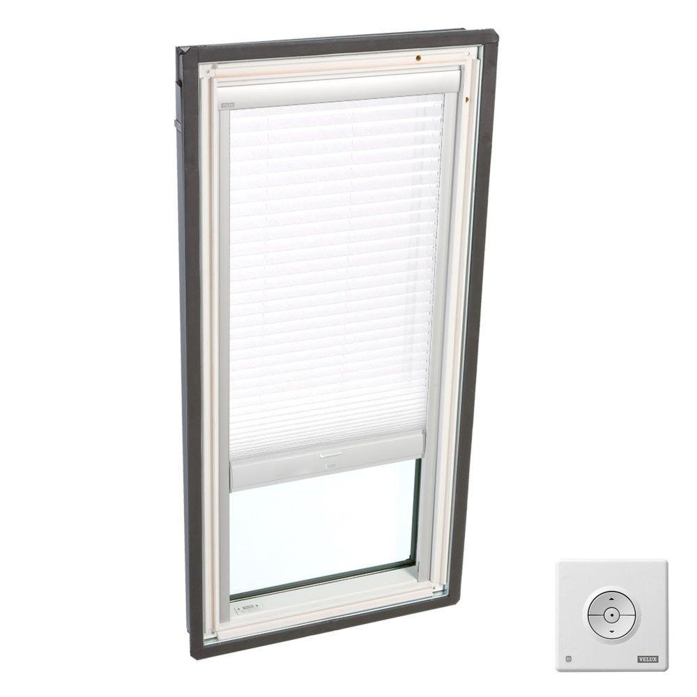 Velux Solar Powered Light Filtering White Skylight Blinds For Fs S06 Velux Solar Powered Light Filtering White Skylight Blinds For Fs S06 And Fsr Models