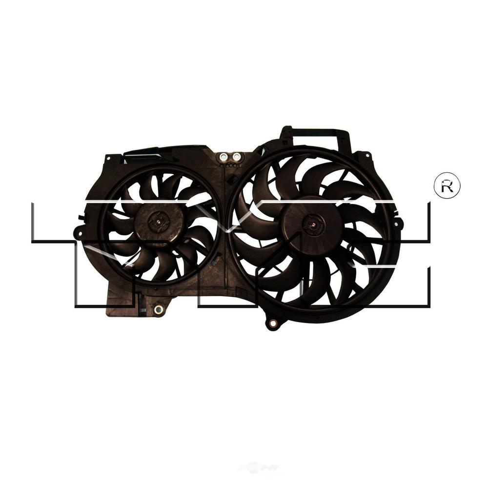 Dual Radiator and Condenser Fan Assembly Fits 2007 Audi A6