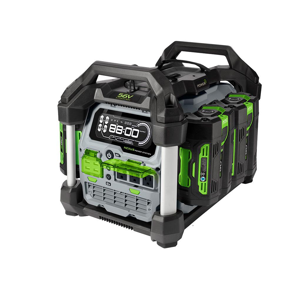 Battery Powered Outlet >> 56 Volt 3000 Watt Nexus Power Station Portable Generator Powered With 4 X 5 0 Ah Batteries Battery Powered Outlet >> 56 Volt 3000 Watt Nexus Power Station Portable Generator Powered With 4 X 5 0 Ah Batteries
