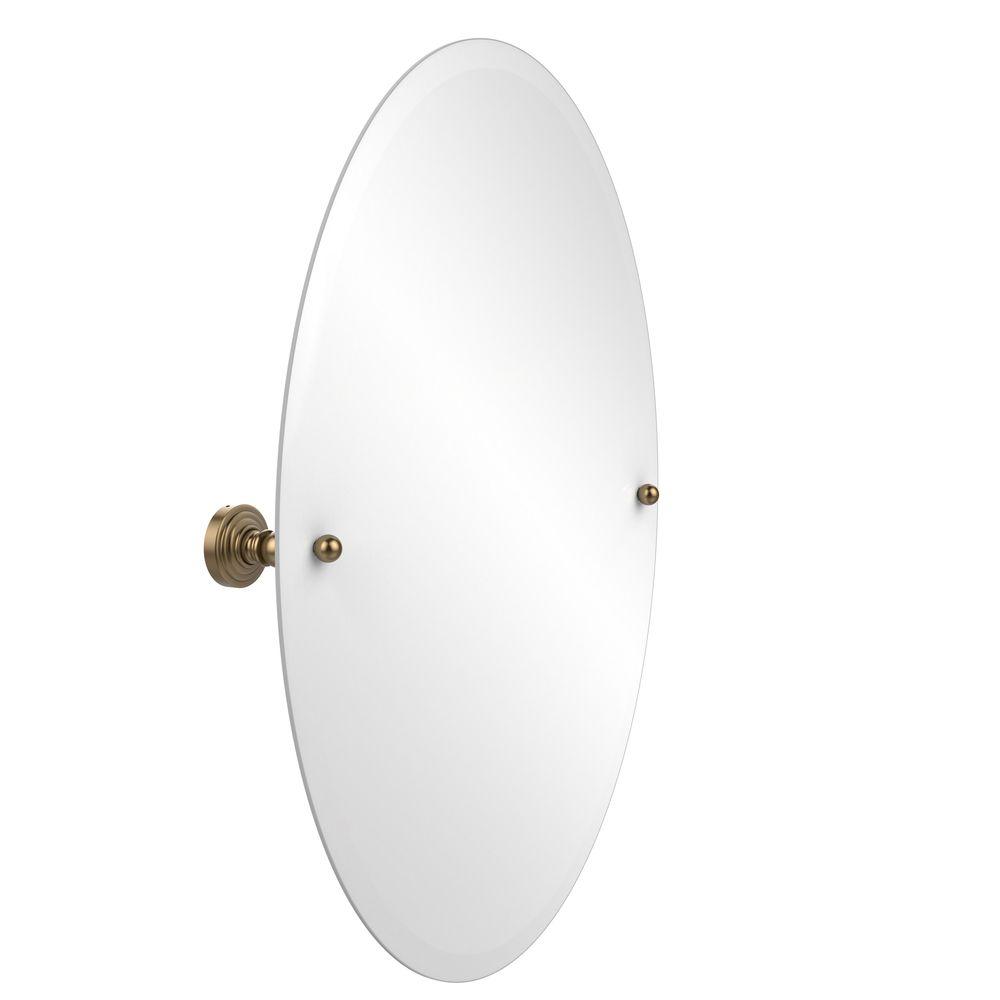 Allied Brass Waverly Place Collection 21 in. x 29 in. Frameless Oval
