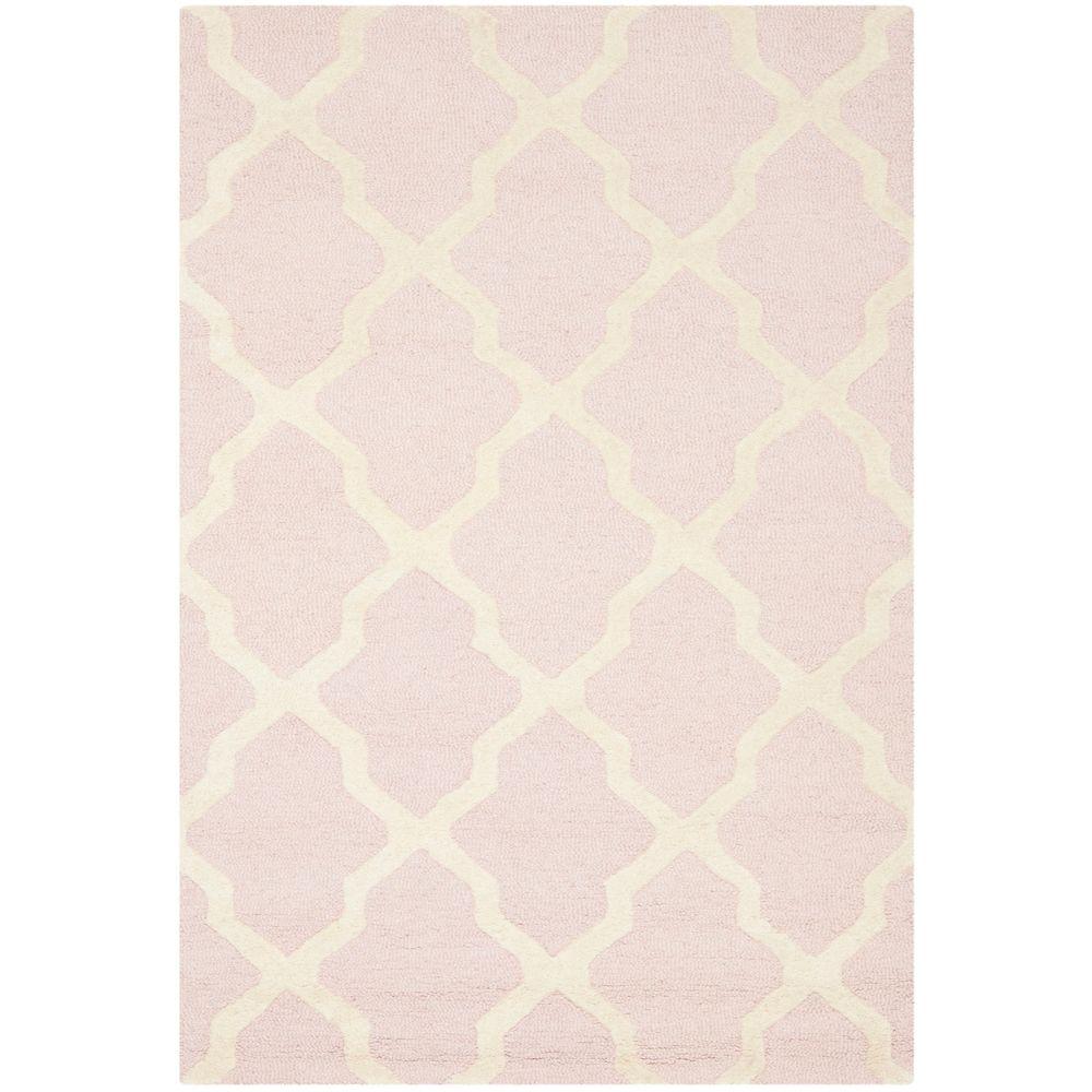 Safavieh Cambridge Light Pink Ivory 5 Ft X 8 Area Rug Cam121m Safavieh Cambridge Light Pink Ivory 5 Ft X 8 Area Rug
